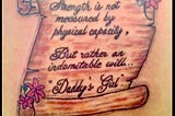 The Permanence of a Father’s Wisdom and Tattoos