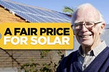 “A Fair Price for Solar” Campaign