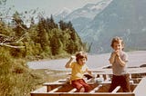 Ken Brickley & Ryan McKinnon, Hope, British Columbia, late 70's