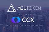 LISTING ANNOUNCEMENT: ACU Tokens Listed On Canadian Cryptocurrency Exchange!