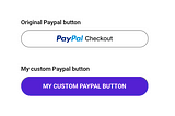 Customize Paypal button with HTML and CSS