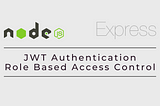 Setting up an Express application with JWT Auth And RBAC Middlewares