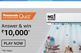 Panasonic Air Conditioners Amazon Quiz Answers Win 10000