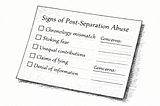 KPI’s of post Separation Abuse
