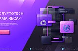 Nirvana Chain AMA Recap
CRYPTOTECH COMMUNITY