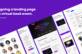Case study: Designing a landing page for a virtual SaaS event