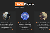 Short update /23/1/21— Block Phoenix Venture Capital