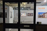 Installing new work at lacda in down town Los Angeles (DTLA), March 8, 2025