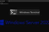 Windows 10 Terminal on Server 2022