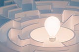 Cover graphic for Kotlin Brain Teasers, showing a light bulb illuminating the center of a circular maze. The book is written by Sam Cooper, edited by Dawn Schanafelt, and published by The Pragmatic Programmers.