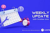 AutoMatic Weekly Update — 10/20/2021