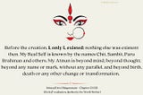 On Self-realization, Spoken by the World Mother