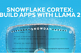 Using Snowflake Cortex — COMPLETE function to generate responses to prompt