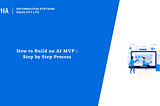 How to Build an AI MVP : Step by Step Process : Aalpha