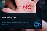 How to Say “No.”