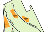 Simple landscape map