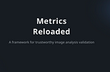 Metrics Reloaded: A Framework for Validating AI in Medical Imaging