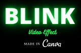 How to create blinking text light effect video in Canva — Canva video editing tutorial