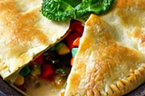 deliciously golden-crusted pot pie