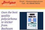 Polycarbonate sticker manufacturers in chennai