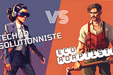 🤖Techno-Solutionnisme -VS- 🌳Éco-Adaptisme