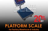 Accurate light-duty platform weighing scale Kampala