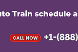 Amtrak Auto Train schedule and prices