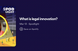 What is legal innovation?