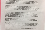 The College Bureaucracy Strikes Once Again …