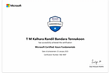 Achieving Success: My Journey to Passing the Microsoft Azure Fundamentals (AZ 900) Exam