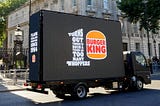 Burger king: Leave the whoppers to us