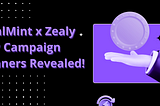 Announcement: DualMint x Zealy +XP Campaign Winners Revealed!