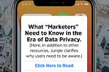 Marketers in the Era of Data Privacy