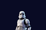 This is an image of a Star Wars Stormtrooper.