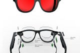 Bone Conduction Smart Camera Glasses