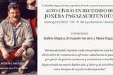 Acto Cívico en Recuerdo a Joxeba Pagaza