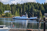 Breezing towards Bamfield in beautiful BC on a boat