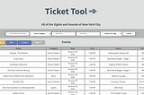 Ticket Tool: