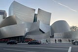 Walt Disney Concert Hall. View from the street.