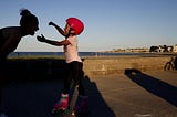 Honduran woman and child engaging in the Pursuit of Happiness