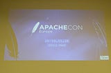 Apache way and my fist ApacheCon