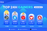 🔝 24-Hour Top 5 #Crypto Gainers on #CITEX 📈🚀