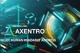 One of Axentro's features is Wallet Human Readable Address.