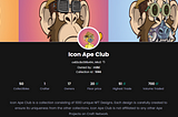 ICON APE CLUB WEEKLY UPDATE #1