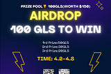 Glass Chain April Airdrop is live, claim your 100 GLS now