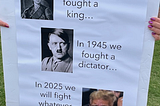 A poster showing resistance to Kings