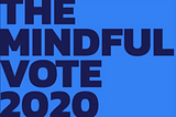 MINDFULNESS | 2020 ELECTION | MEDITATION