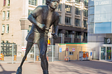 Terry Fox statue in Ottawa in front of Parliament