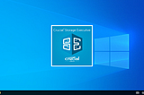 Crucial Storage Executive的啟動顯示畫面