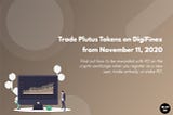 Trade Plutus Tokens on DigiFinex from November 11, 2020 | Plutus Capital